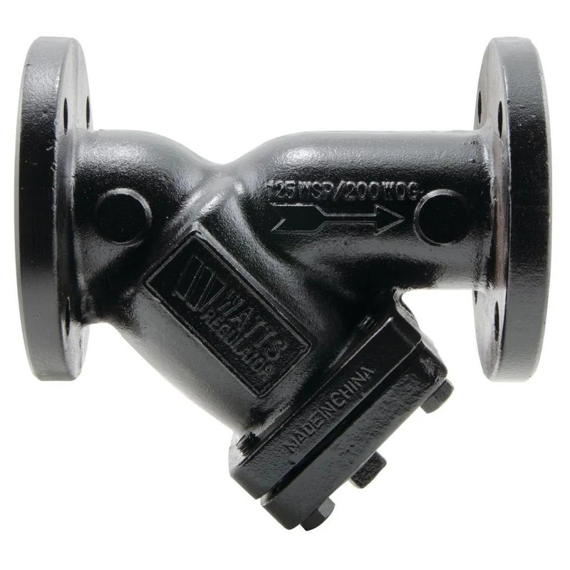 Watts 77F-DI-125 3 x 3 x 3 in. 125# Cast Iron IPS Flanged Wye Strainer | Ferguson